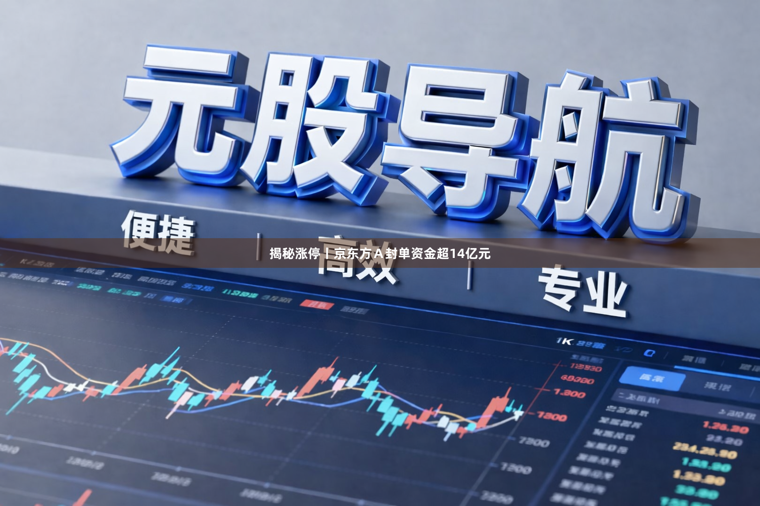 揭秘涨停丨京东方Ａ封单资金超14亿元